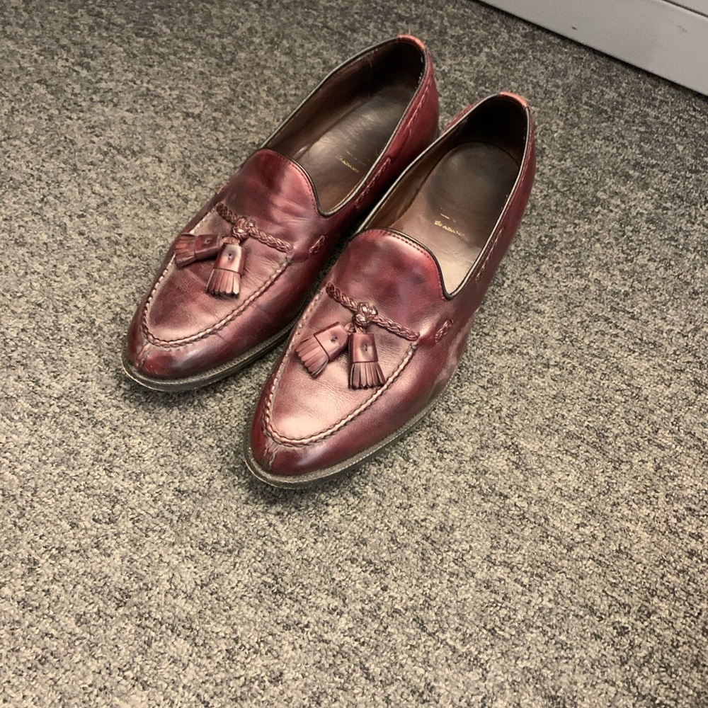 Allen Edmonds Tassel Loafer Oxblood 10D